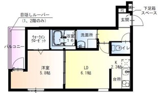 フジパレス三国ヶ丘ノースの物件間取画像